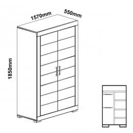 SKAPIS 2 d MINI 64064 pl.110x205 h