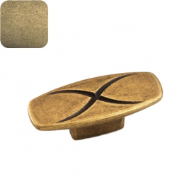Rokturis poga, antīks misiņš 60x24mm***