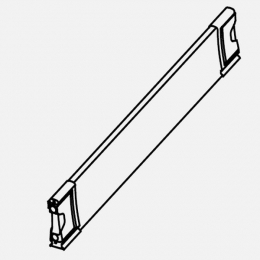 XP Atvilktnes dalītājs 500mm balts