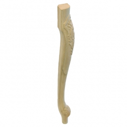 Koka kāja ar griezumu h710mm L-034