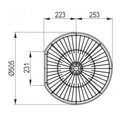 Karuselis balts VARIANT ''D'' 510mm