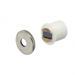 Magnēts apaļais, balts d=9mm, 1.8kg