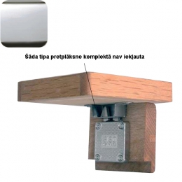 Slēdzene žalūziju durvīm, niķelēta 
 No.855