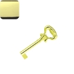 Atslēga, zeltīta