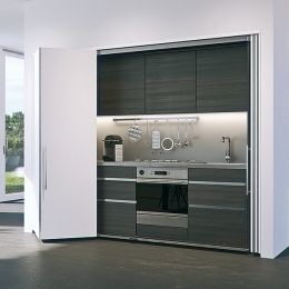 Durvju mehānisms kreisais 1250-1850mm HAWA Folding Concepta