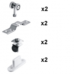 Riteņu k-ts EKONOM 40 kg.1durvis