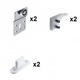 Riteņu k-ts 1 durvīm Unifuture 30