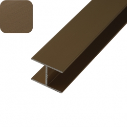 H profils 16mm bronza