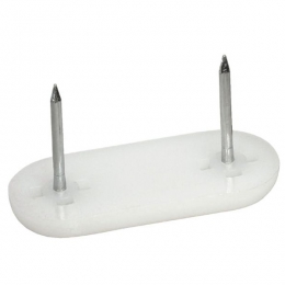 Iesitams paliktnis, balts 44x16mm