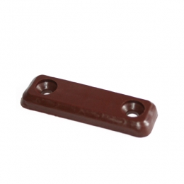Pieskrūvējams paliktnis, brūns 46x15x4mm S 17