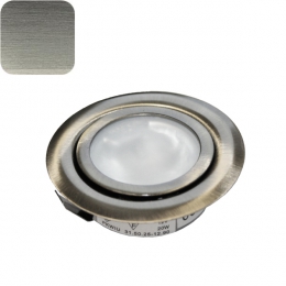 Lampa d=65mm 20w slīp.met.