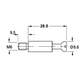 Maxifix skrūve B35/M6x9.5
