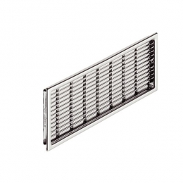 Ventilācijas reste, hromēta 230x68mm