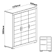 SKAPIS MINI 3 durvju 64065 h.:205x157