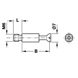 Ekscentra savilce B-24/m6