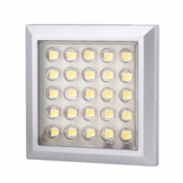 Led lampa kvadrāts 64x64 2w siltā gaisma