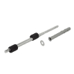 Plauktu turētājs 14.2mm x 120mm cink.