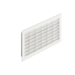 Ventilācijas reste, balta 299x120mm